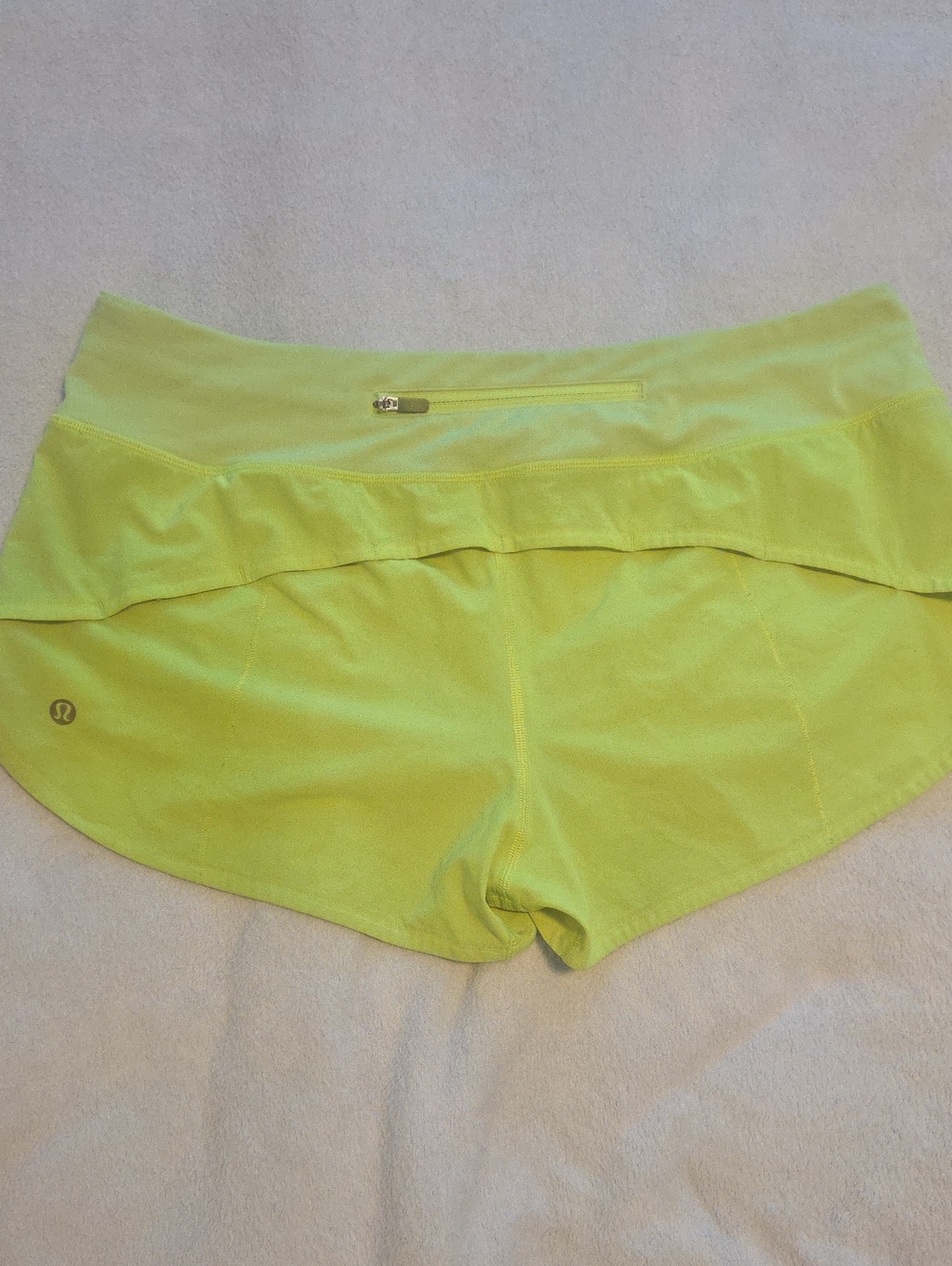 lululemon athletica Lime Skort-Style Athletic Shorts